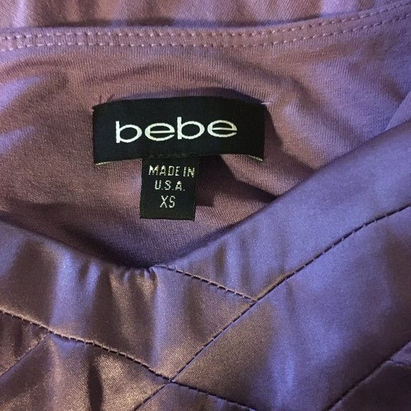 BEBE Sweet Lilac Bubble Dress  |  XSMALL - Picture 8 of 12